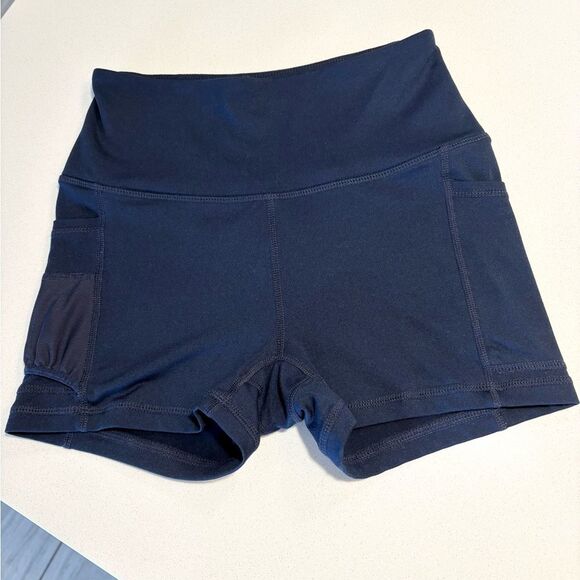 Free People Movement navy shorts size XS - Picture 1 of 6